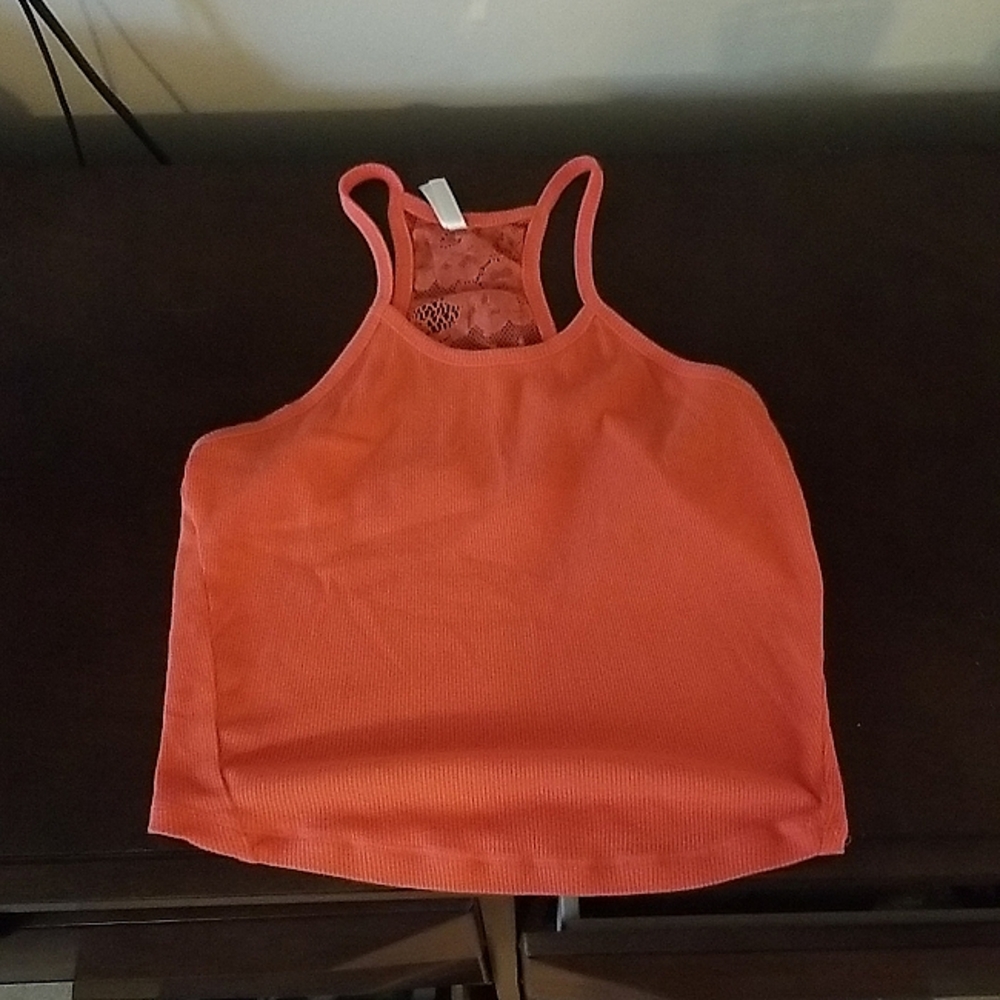 Salmon crop top